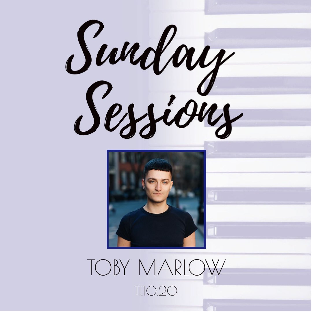 CHARITY EDITION OF #SundaySessions this week starting the one and only <a href="/TheTobyMarlow/">Toby Marlow</a> - all proceeds from this week going to <a href="/TheOkraProject/">TheOkraProject</a> - and Toby is very kindly donating his fee AND personally matching the total!! Go to sundaysessions.live to sign up! ♥️