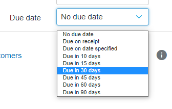 Set the correct due date per your contract. See your NETx payment terms - x is the number of calendar days AFTER you should set the due to. It is never the same day of invoicing, are you crazy. Read your contract before asking your rep. Please save our inboxes.