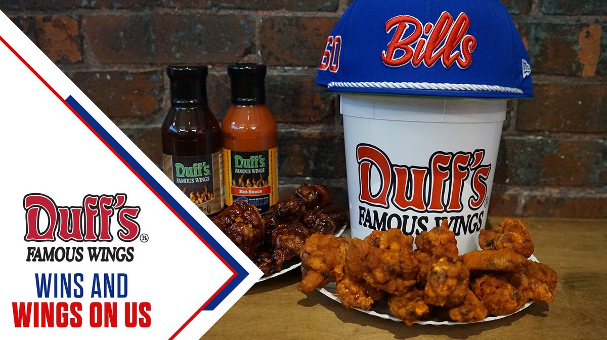 Name a better duo than wings and #VictoryMonday. 🙌

RETWEET for a chance to win a <a href="/Duffs_Wings/">Duff's Wings</a> gift card!

Rules: bufbills.co/2F7peLA