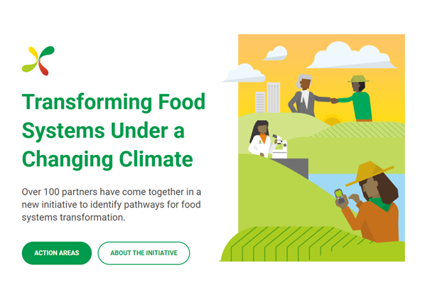  @CGIARclimate has the 'Transforming Food Systems Under a Changing Climate' initiative ( https://www.transformingfoodsystems.com/ ) commissioning studies on diverse adaptation pathways, policy change, future technologies and finance by scholars such as  @LindsayStringer,  @jessfanzo,  @JMockshell