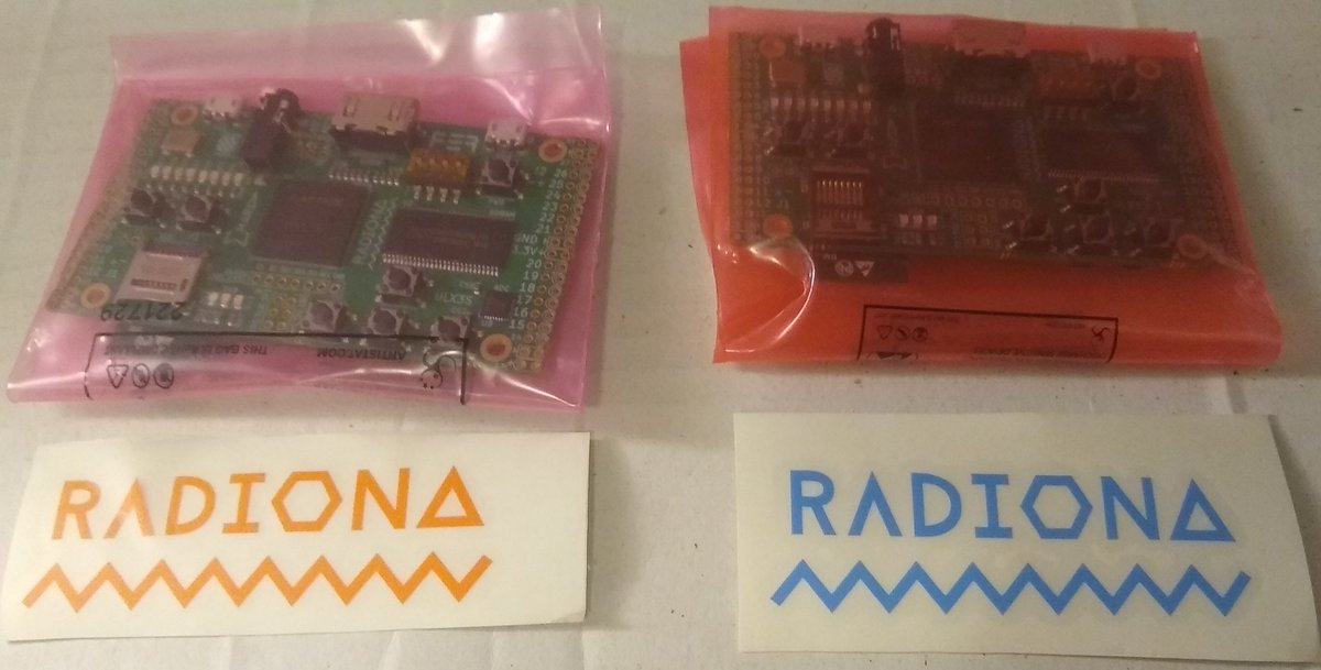 Tingo99's tweet photo. Received my #ULX3S boards today. Thanks #Radiona and #CrowdSupply! https://t.co/SQ4GnM9lRf