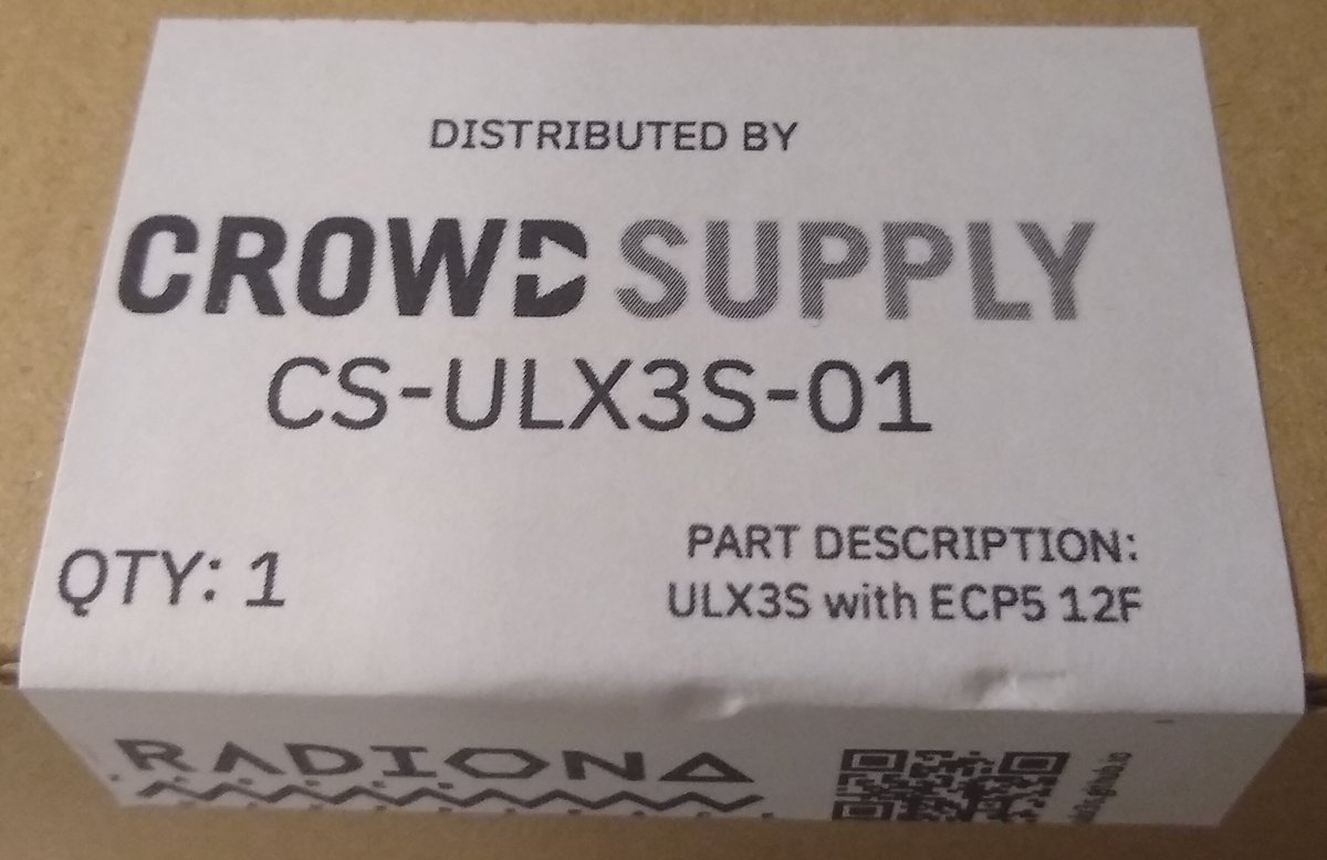 Tingo99's tweet photo. Received my #ULX3S boards today. Thanks #Radiona and #CrowdSupply! https://t.co/SQ4GnM9lRf