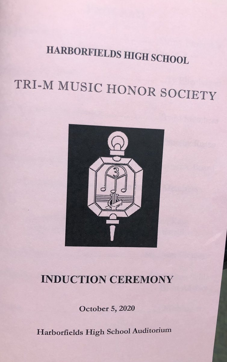 HarborfieldsHS's tweet photo. Please join us in congratulating our newest members of the Tri-M honor society.  🎶🎼🎵🎤 https://t.co/k0kZKNWTVI
