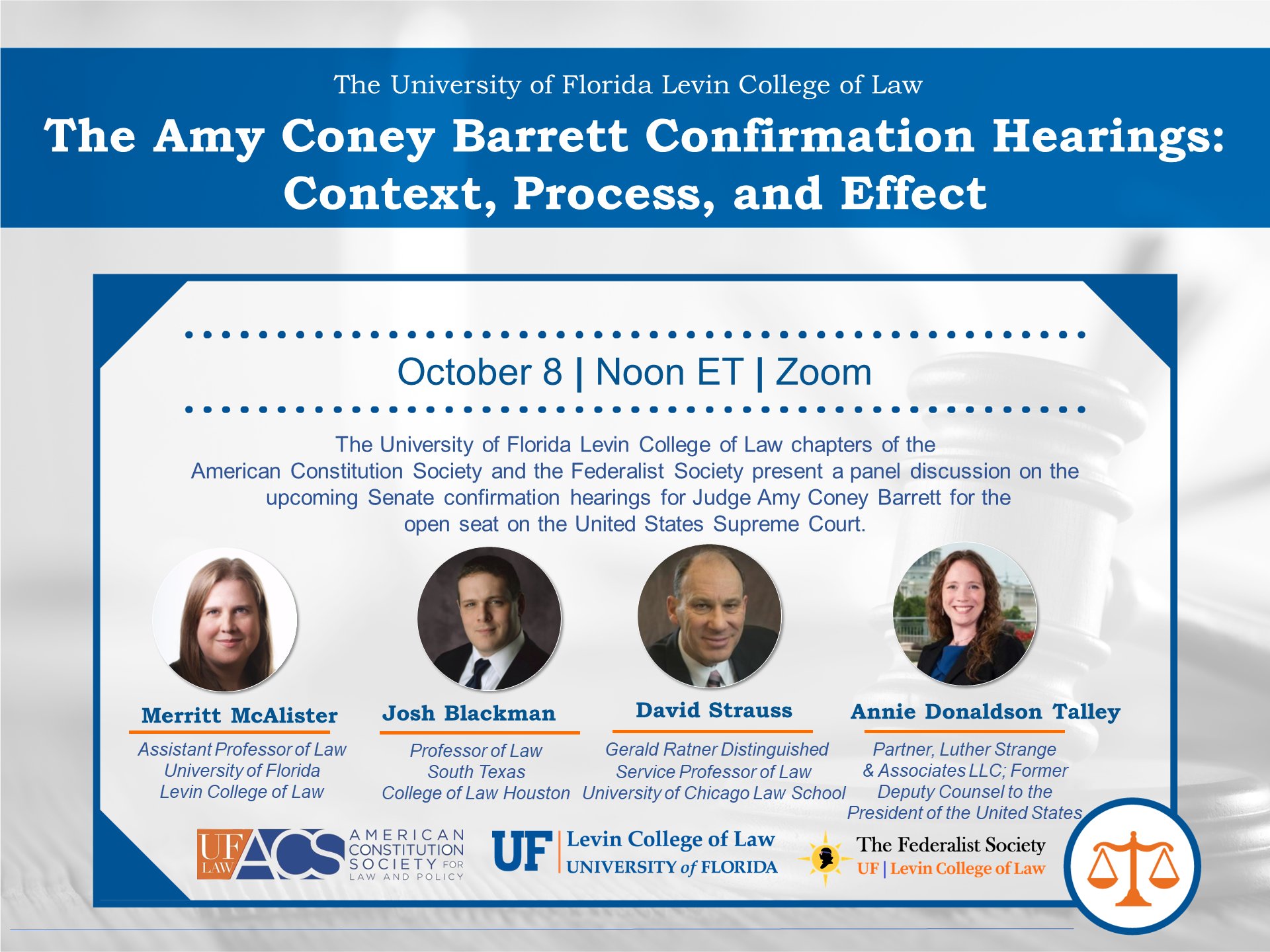 UF Levin College of Law on X: &ldquo;#UFLaw&rsquo;s American Constitution 
