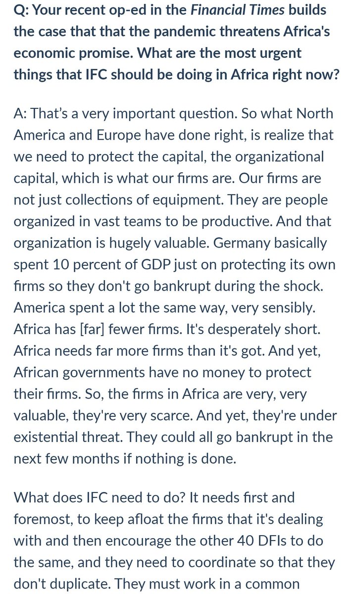 Because we live in a time where capital is more important than us. I guess this is what they mean by "building back better"