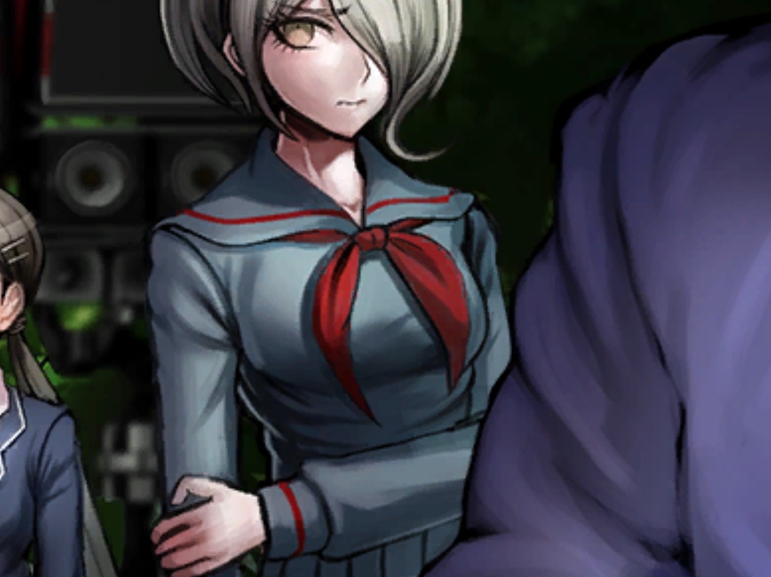 WHAT THE FUCK IS THIS. Kirumi’s hand is waaay too small and very anatomically unporportionate. Also, are we going to talk about the pose her hand is in?