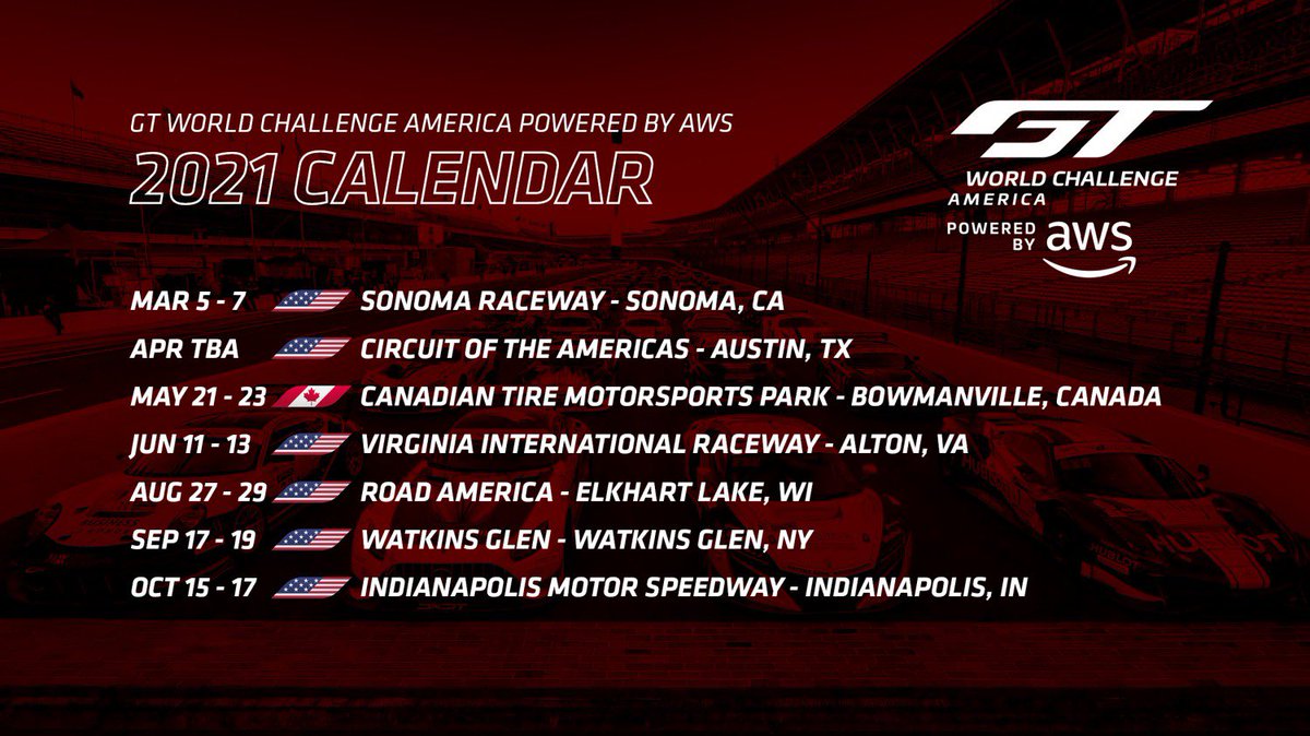 Gt World Challenge America On Twitter 2021 Calendar Over The Weekend We Announced A Seven Event Schedule At North America S Finest Circuits For Next Year Racesonoma Cota Ctmpofficial Virnow Roadamerica north texas calendar of events 2021