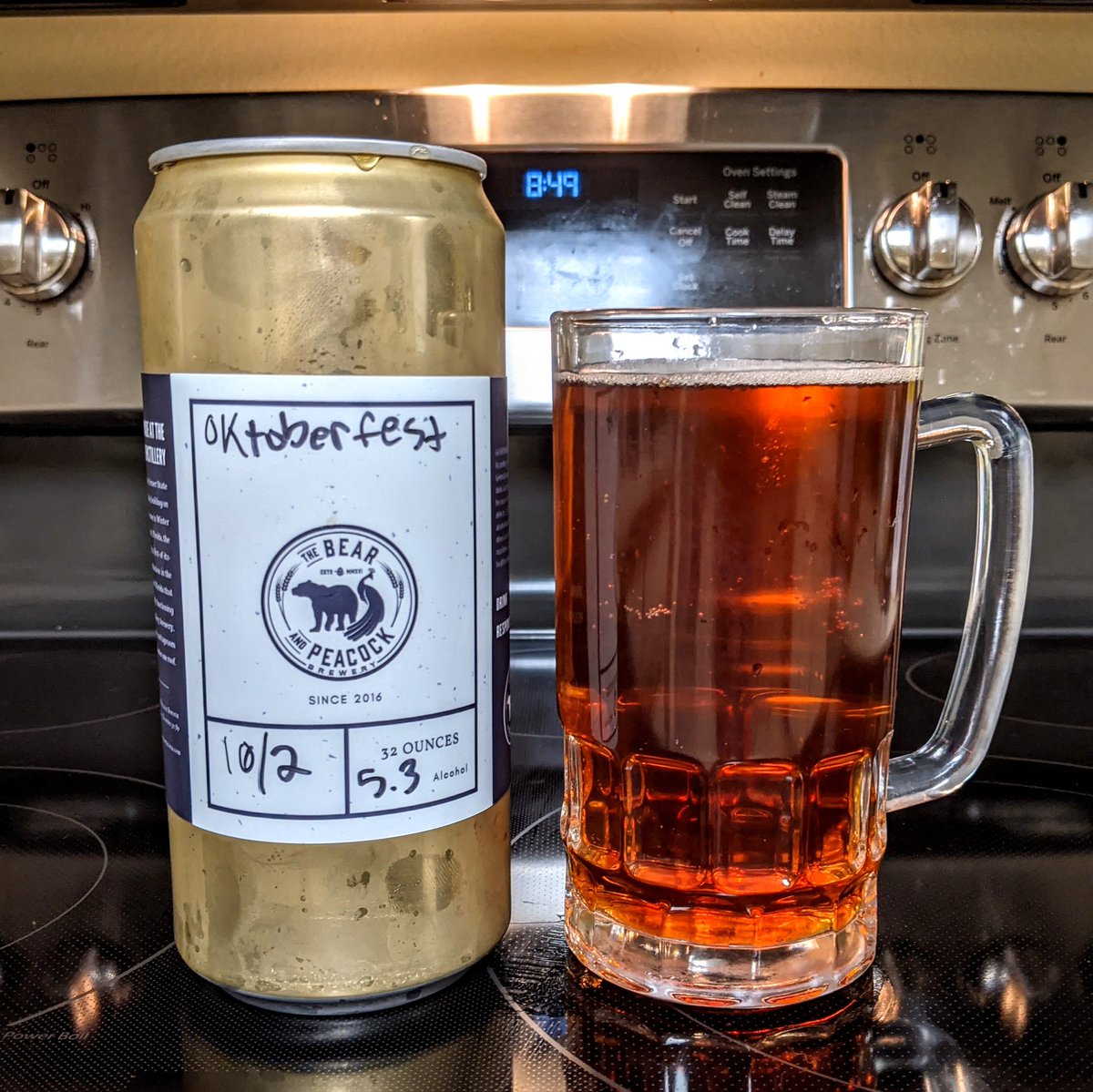 It's that time of year again! 🍻
#Oktoberfest Marzen from <a href="/BearandPeacock/">The Bear & Peacock</a>