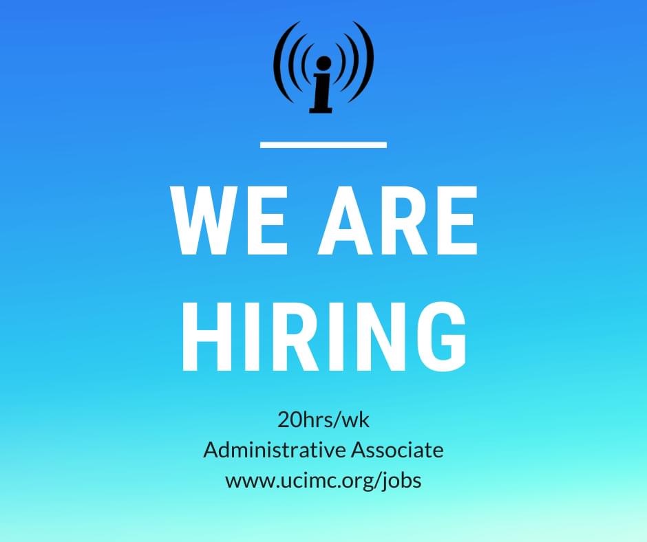 We're hiring a Part-time Administrative Associate. Experience with Quickbooks is required. Please help us spread the word! facebook.com/job_opening/38…