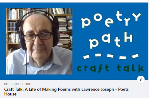 Watch Lawrence Joseph read his poem "Once Again" featured in public installation along NY Harbor. He offers  writing prompt inspired by Chen Chen's "Set the Garden on Fire." poetshouse.org/event/craft-ta… <a href="/poetshouse/">Poets House</a> <a href="/TimJoseph1843/">Tim Joseph</a> <a href="/laurroop/">Laura Roop</a> <a href="/nancyflanagan/">Nancy Flanagan</a> <a href="/UMich/">University of Michigan</a>  <a href="/UMichLaw/">Michigan Law School</a> <a href="/StJohnsLaw/">StJohnsLaw</a>