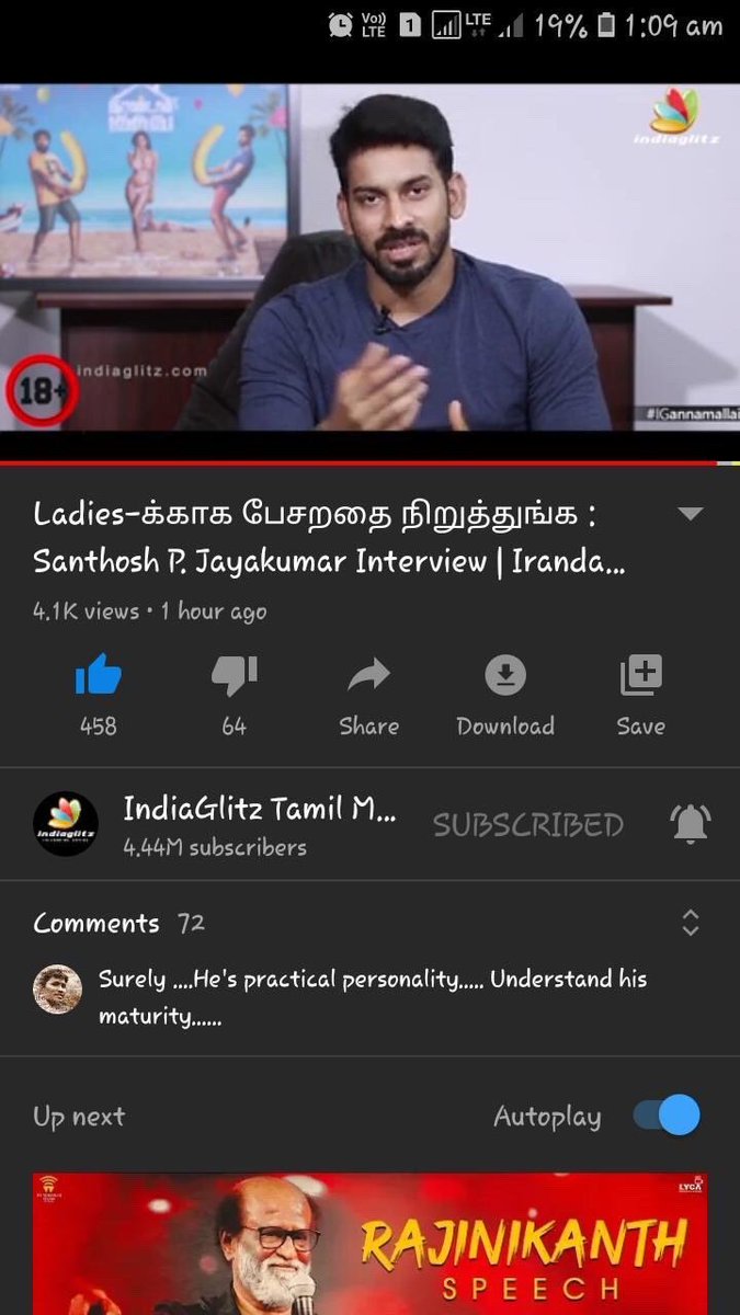 I was askd for a uncensored interview where I shld use bad words but the interview was edited by Indiaglitz cos I spoke abt their stupid reviewing system ⁦@igtamil⁩ ⁦@proyuvraaj⁩ youtu.be/1mMgw9rnqOs