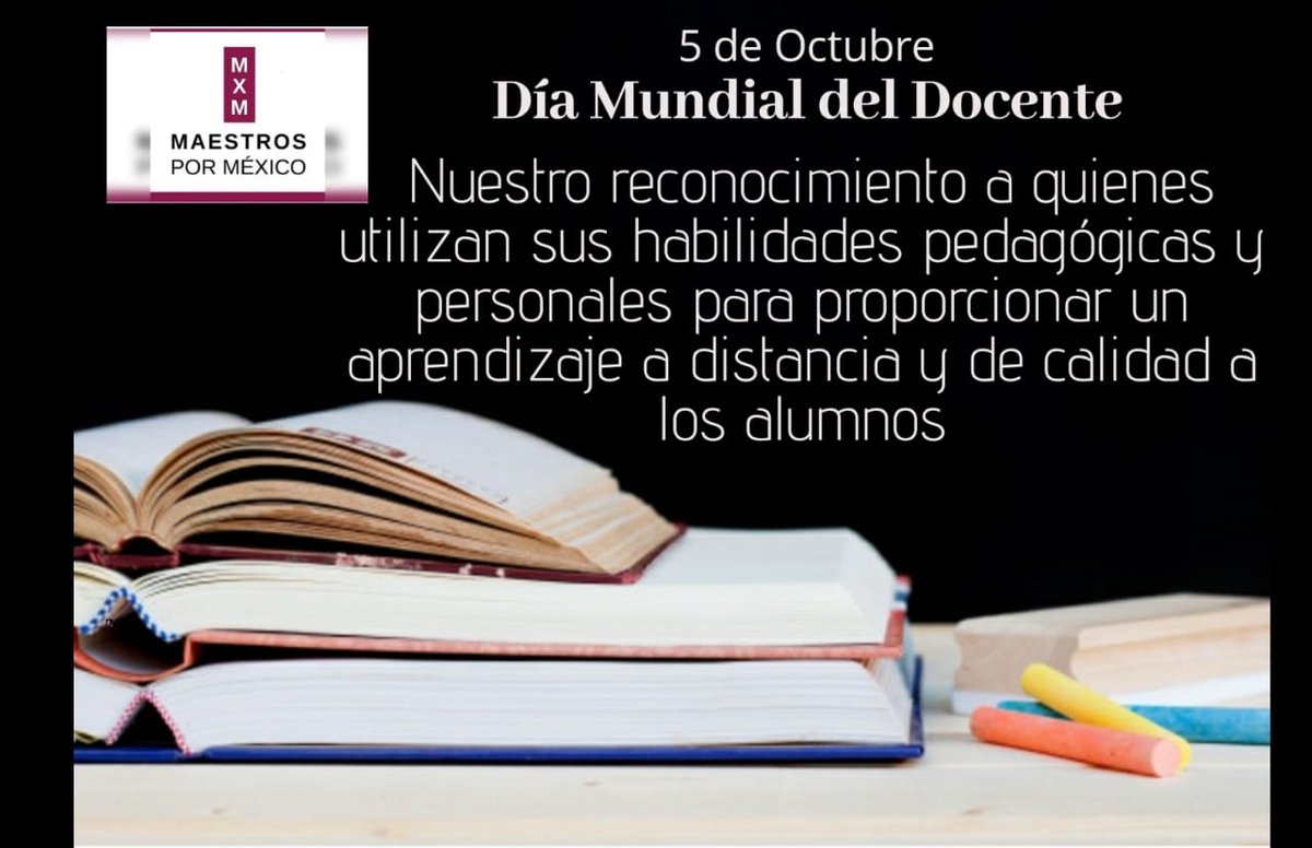 JAIMEQUIONEZM1's tweet photo. #MxMSinaloa
#MxMDiaMundialDeLosDocentes https://t.co/vhFZJNMTjl