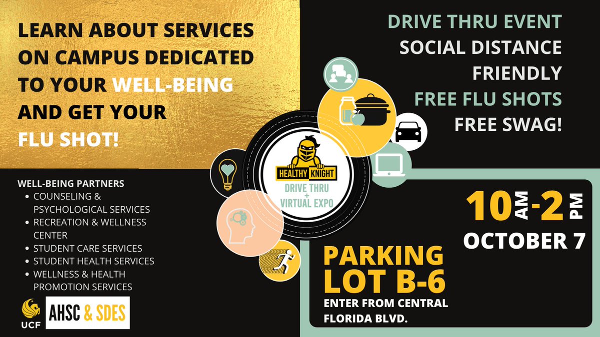 Happening THIS week! Healthy Knight Drive Thru + Virtual Expo #ucfcares