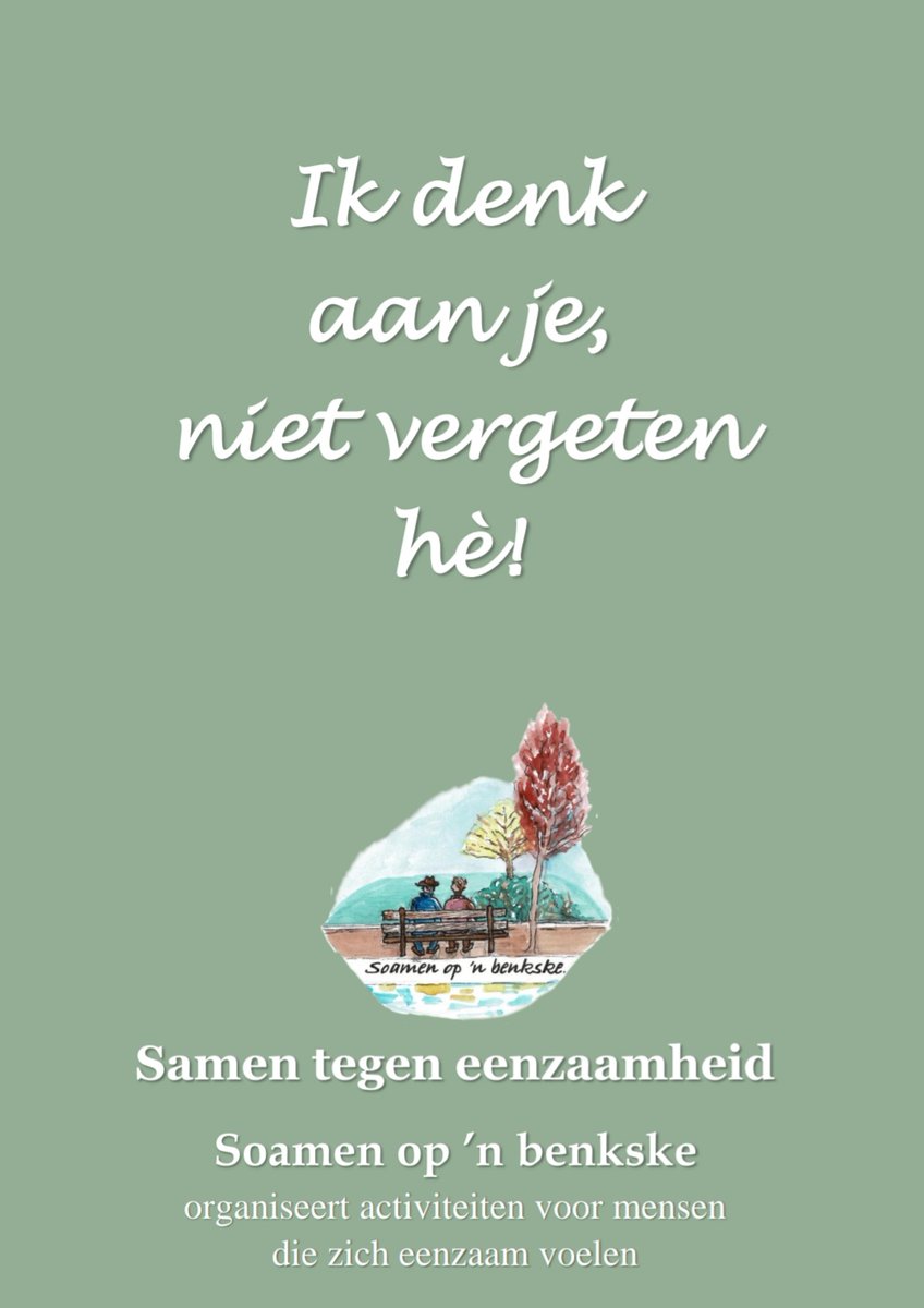 Soamen op 'n Benkske tweet media