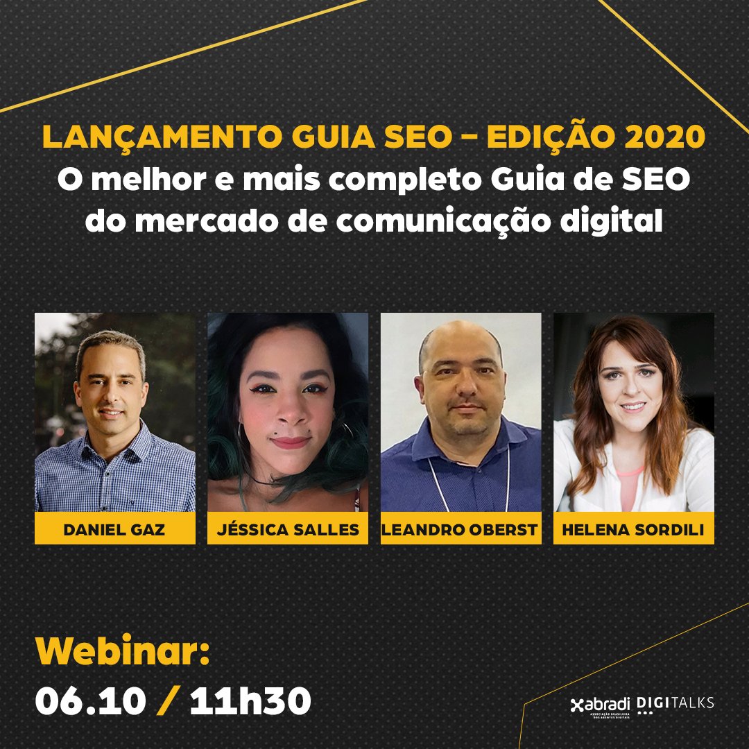 hsordili's tweet photo. É amanhã e ainda dá tempo de se inscrever para acompanhar o webinar de Lançamento do Guia de SEO da @abradi_nacional

LINK: https://t.co/RWRDcuChOU

#SEO #ABRADI #guiadeSEO #webinar https://t.co/3ajh0XPoNq
