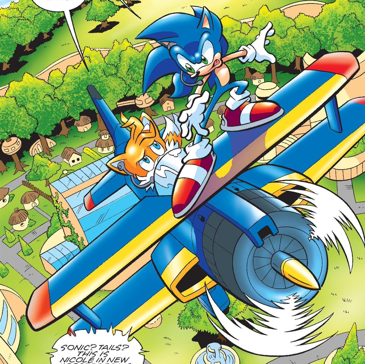 _ShadowSteel18_'s tweet photo. Someone over at the @starwars Team must have been a bit of a fan of @sonic_hedgehog.  This skin for the X-Wing in #Squadrons looks a lot like the Tornado 2 and even the Hyper Tornado from the Sonic X series..  #StarWars #SonicTheHedgehog #ChaoinSpace https://t.co/TQEX6Q4321