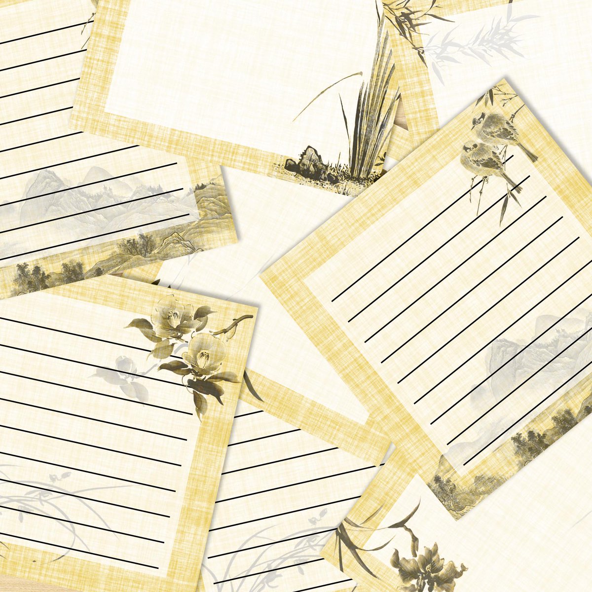 IreneLoca1984's tweet photo. Asian style note sheets come in 2 sizes: 3" and 2,5"
Includes lined and plain sheets in 6 designs.
#asianstyle #bulletjournal #chinesestyle #Japanesestyle #MemoNotes #memopaper #memosheets #NoteSheets #orientalstyle #printablestationery
https://t.co/gA0QGwHtmp https://t.co/eMUZ1A1efq