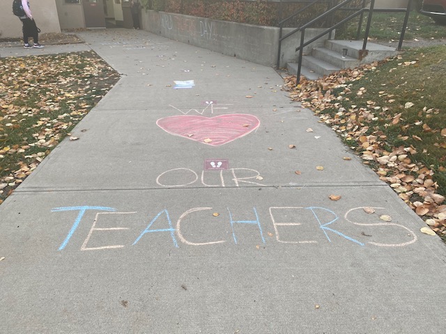 Our <a href="/rundleacademy/">Rundle Academy</a> parents, students, and PAC showed our teachers some amazing creative love on #WorldTeachersDay! What a wonderful greeting to start the week! Our teachers are so grateful #WeAreRundle #Together #BeKind