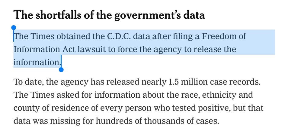 5/. At the same time as 'winning' the NHS contract,  #Palantir 'won' the contract to building the HHS "Protect Now"  #COVID digital platform for the US Dept of HealthWe only know about the detail of these contracts thanks to a lawsuit in the US & the threat of a lawsuit in the UK