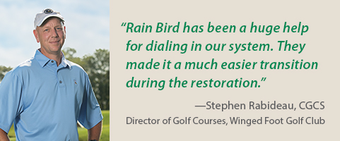 From maintaining turf conditions that meet the expectations of your members to managing operational costs within your budget, we work with you to provide a solution that fits your course while delivering greater peace of mind at every step.

Find out more: rainbird.com/golf/your-reno…