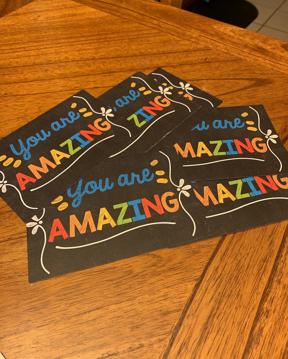 broskey's tweet photo. First round of my positive notecards are being sent! @mymcpsva #MayfieldISproud https://t.co/QwvNbbOOag