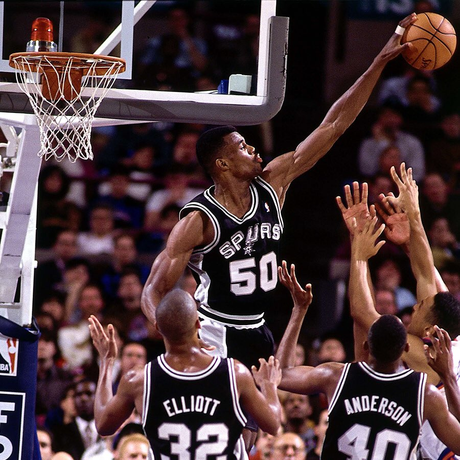 1991: Robinson (1)Actual DPOY: RodmanD Rob edges Olajuwon (missed 26 games)1st in DWS (7.6)3rd DBPM (3.3)2nd DRtg (95.9)3rd BLK% (6.2)Spurs 1st DRtg 103.3. Rockets 2nd 103.9. NBA ave 107.9Other:JordanPippenA. RobertsonStocktonEwingEatonRodman: 7th DWS, T-45 DBPM