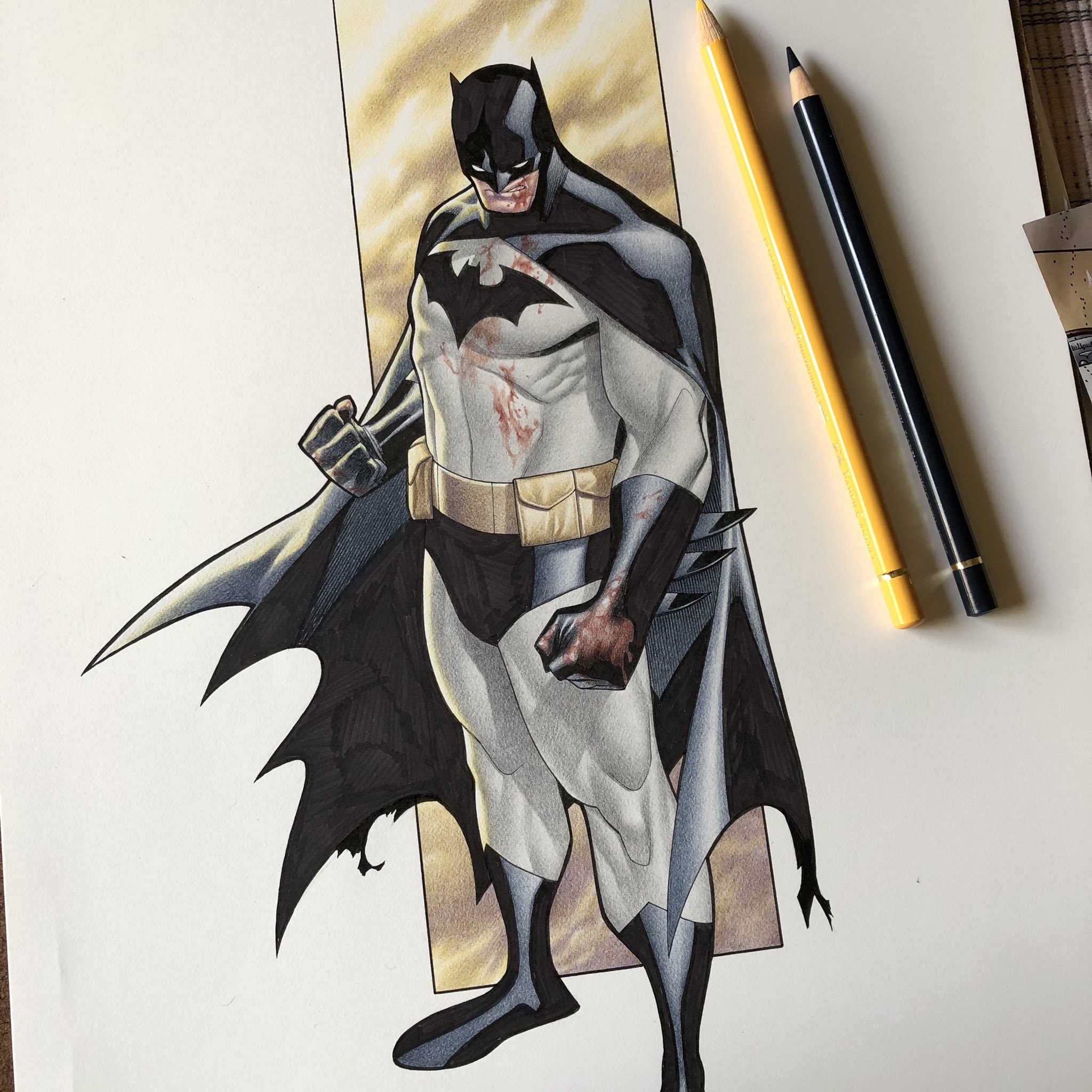 I will draw any superhero portrait pencil sketch for you - UniGigs