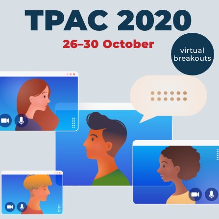 1/ This year the  @w3c is taking a step toward making it’s annual international standards conference (TPAC) more inclusive. The virtual breakout sessions are now free to attend and open to the public!  https://www.w3.org/2020/10/TPAC/breakout-schedule.html#breakout[THREAD]