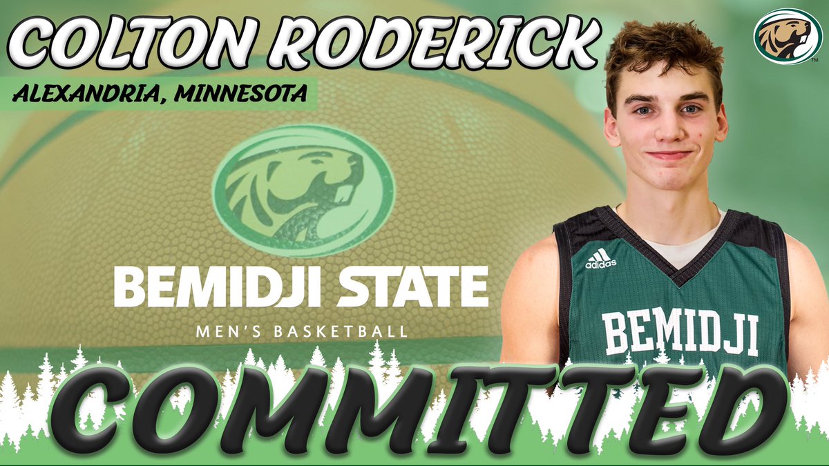 ColtonRoderick1's tweet image. Grateful and honored to announce I have decided to commit to Bemidji State University to further my basketball and academic career! @BSUBeaversMBB @mboschee10 @miseman33 #GoBeavers💚🖤