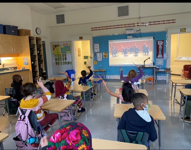 Music class might look different this year, but it is still SO MUCH FUN!  #FriendshipStickGameSong #ConnectingThroughMusic #EPSB