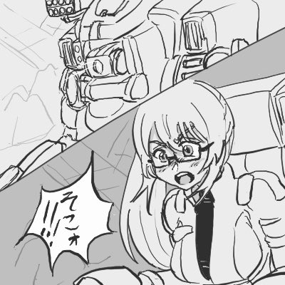 ロボアニメっぽいの2つ
#すずあーと 