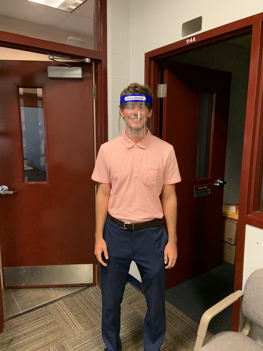 LvcSpeech's tweet photo. Day one of Teletherapy! Kurtis Rineer looks ready! https://t.co/edI4Bpywcs