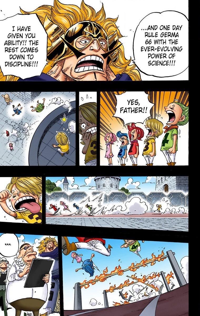 I had to put Robin’s and Sanji’s flashbacks together because they were both the opposite of the heartfelt panels we usually get.