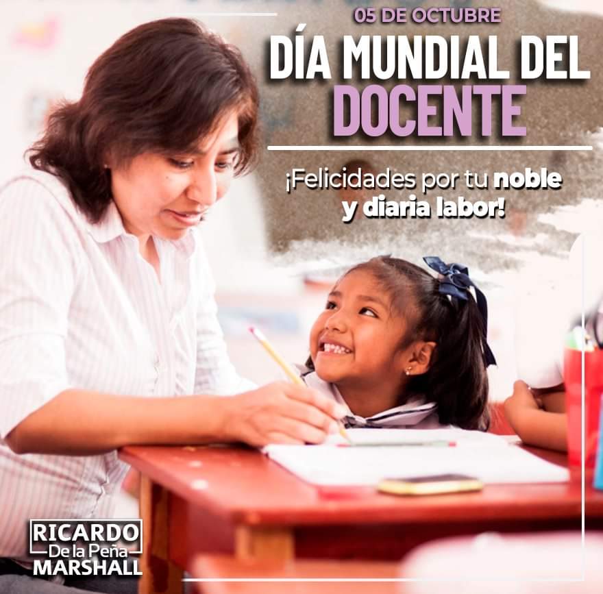 Felicidades a todos los que ejercen una de las profesiones más valiosas en la sociedad, que tienen el deber y la pasión de formar a las generaciones futuras y así garantizar el desarrollo de nuestra nación.