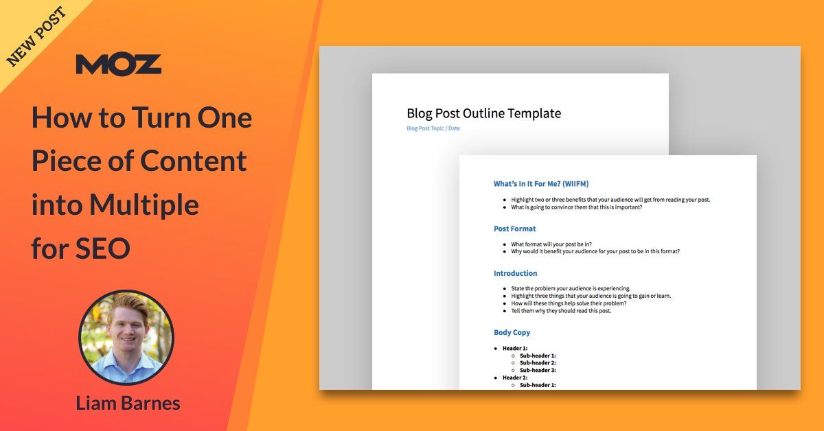 We love these ideas for stretching content! via <a href="/Moz/">Moz</a> #SEO #contentmarketing #contentcreation buff.ly/32OCspA