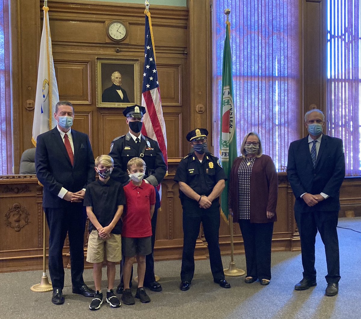 KateToomey's tweet photo. Congratulations to #worcesterpd Sergeant Timothy J. Segur on his promotion! An outstanding professional who brings great pride and ethics to his role. https://t.co/G8x3uRROqK