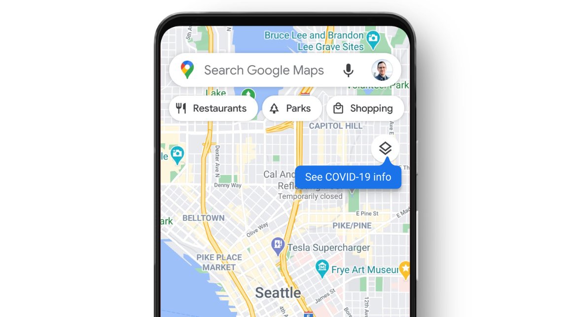 lifehacker's tweet photo. You can now track COVID-19 trends within Google Maps https://t.co/V1YHlGLoer https://t.co/UB5jJhN2Br