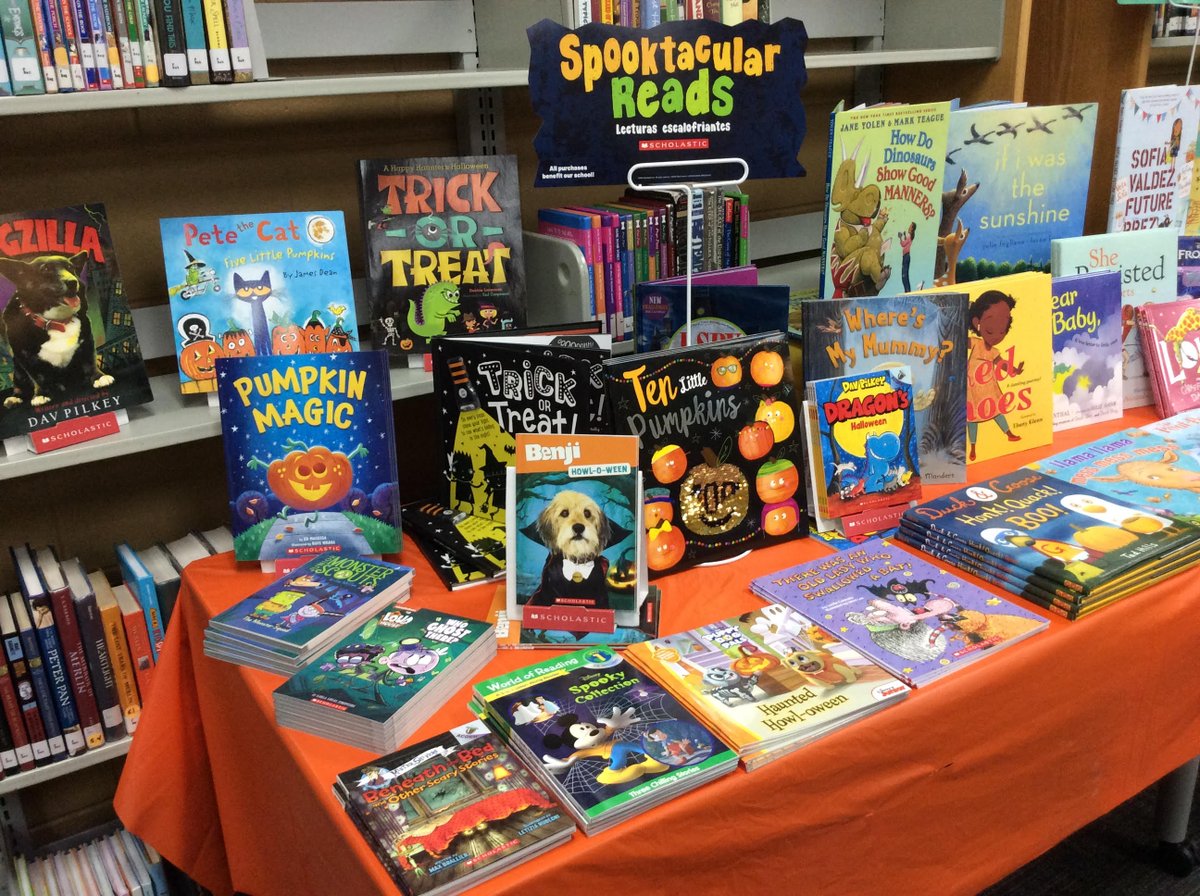 🎃 📚 Buy your Spooky Halloween Reads at your Sand Creek Book Fair! SCE Book Fair is this week! 🎃 📚 🦅
#scebookfair #scholastic #bettertogether