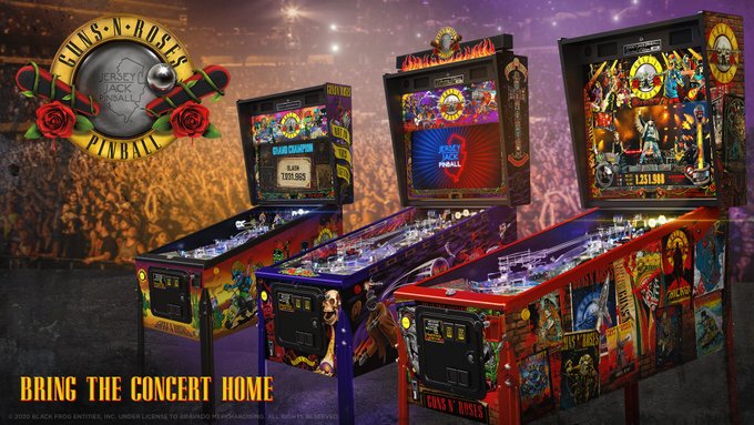 Guns N' Roses anuncia máquina de Pinball criada pelo guitarrista Slash