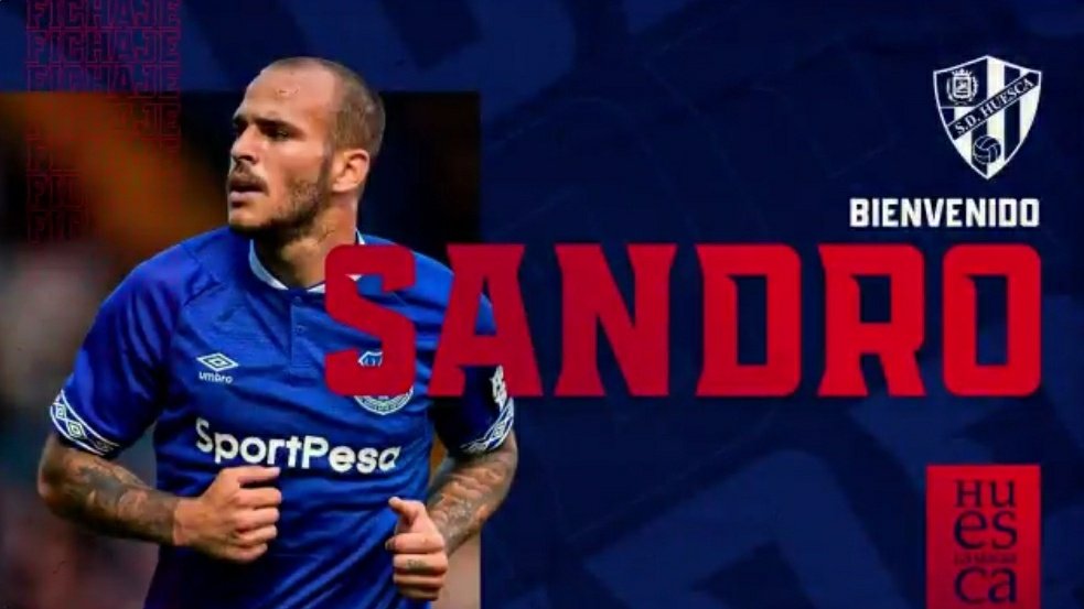  DONE DEAL  - October 5SANDRO RAMÍREZ(Everton to Huesca )Age: 25Country: Spain  Position: Forward Fee: FreeContract: Until 2023  #LLL
