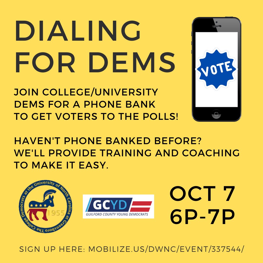 UNCG Democrats tweet media