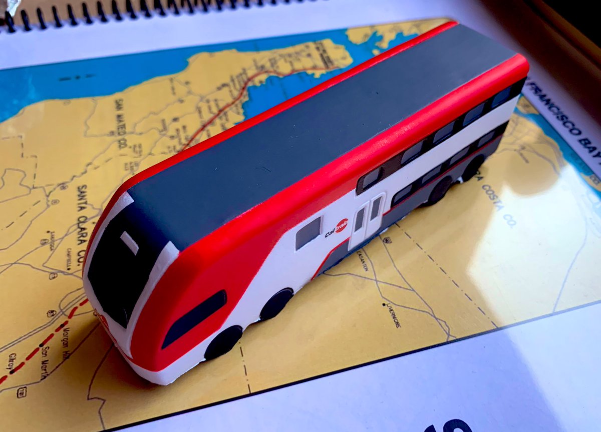 Caltrain's tweet photo. Time for a game: We need historic #CaltrainQuotes! Make a famous quote into a Caltrain quote.
"Be the Caltrain you want to see in the world." - Gandhi
*Top 3 engaged tweets by Friday at Noon get a #CaltrainVR gift pack, incl. VR viewers & squishy EMU. Go! https://t.co/URv7ywJlM7