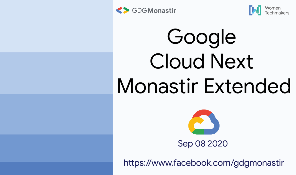 AhlemButterfly's tweet photo. Do you know what #GCP is?
Do you ave any idea about the #Cloud?
This Thursday, we are going to celebrate the #GoogleCloudNextExtended 😊
a Special talk about #Storage will be delivered 😉
So stay safe, connected , informed and #StayTuned
#gdgMonastir #wtmMonastir #gdgMENA https://t.co/ZbyqNpfhOE