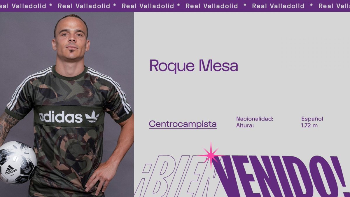  DONE DEAL  - October 5ROQUE MESA(Sevilla to Real Valladolid )Age: 31Country: Spain  Position: Midfielder Fee: FreeContract: Until 2023  #LLL