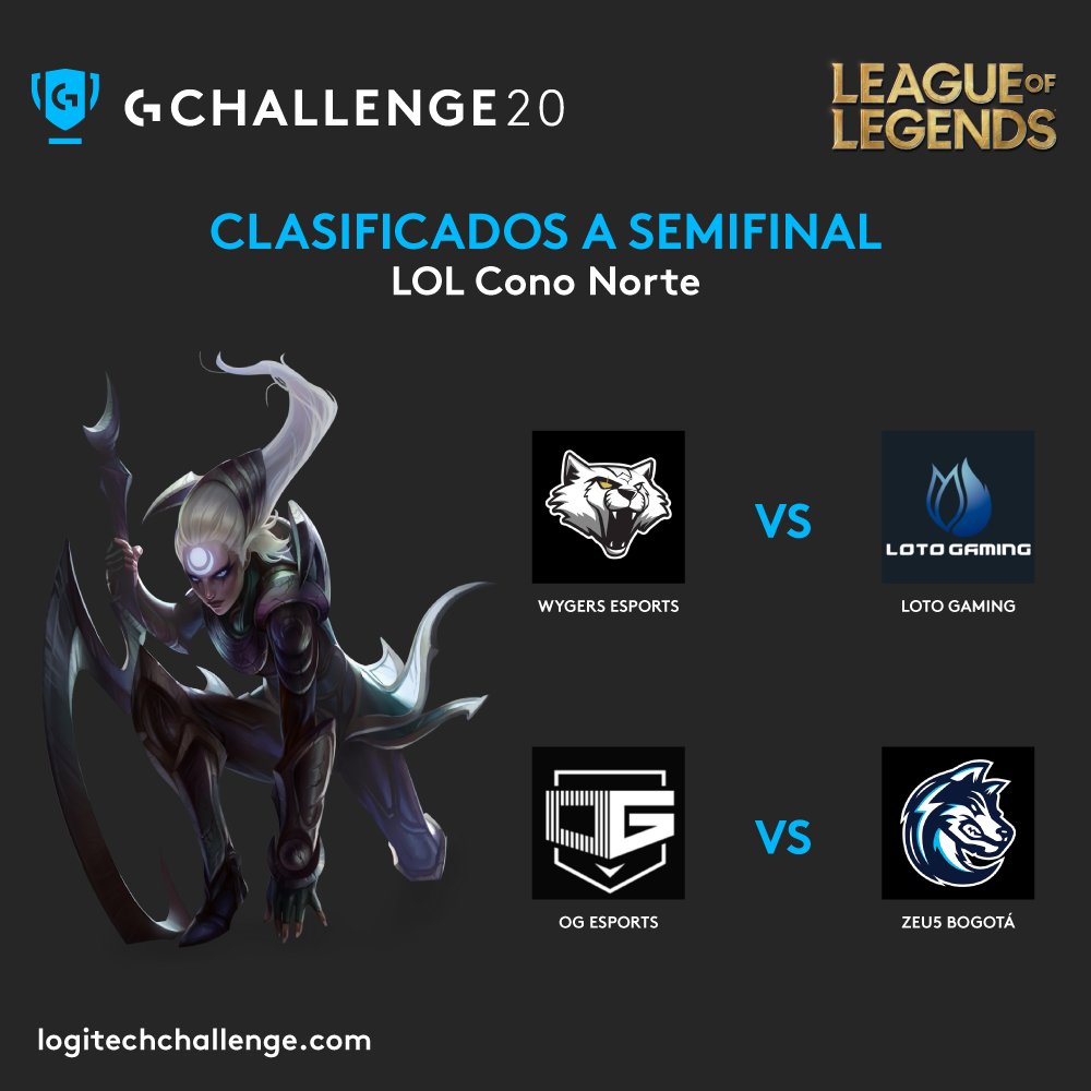 ETCTV_OFICIAL's tweet photo. Te compartimos los resultados de la etapa de cuartos de final de LoL Cono Norte. ¡Cada vez falta menos para la final!. Entérate de todo en las redes de Logitech G Challenge.
#LGC2020 #esports #Latam #LOL @LogitechG https://t.co/5ifVHYxBnu