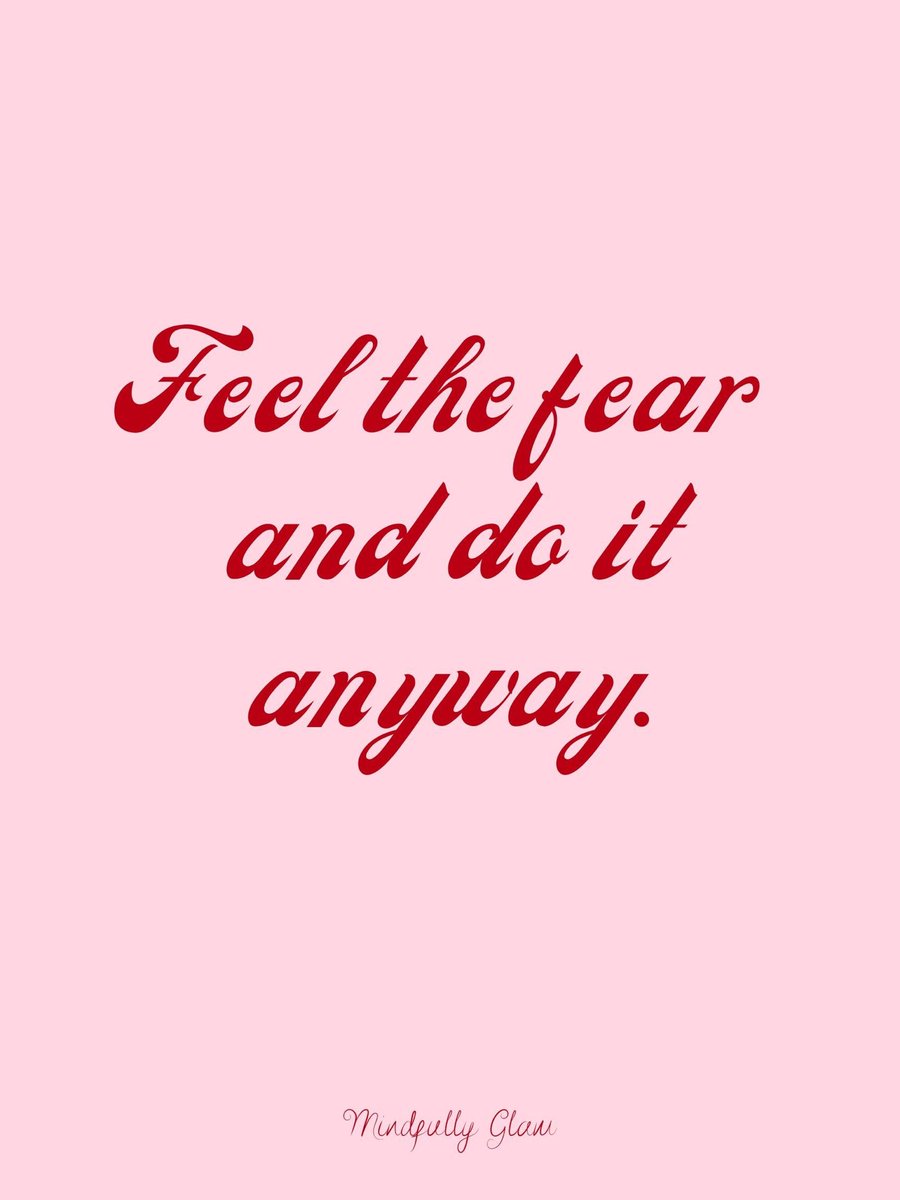 Look your fears straight in the eyes and SMILE....make them the most incredible opportunities because of your commitment to yourself to be a courageous person in this world👍🏼❤️😎
