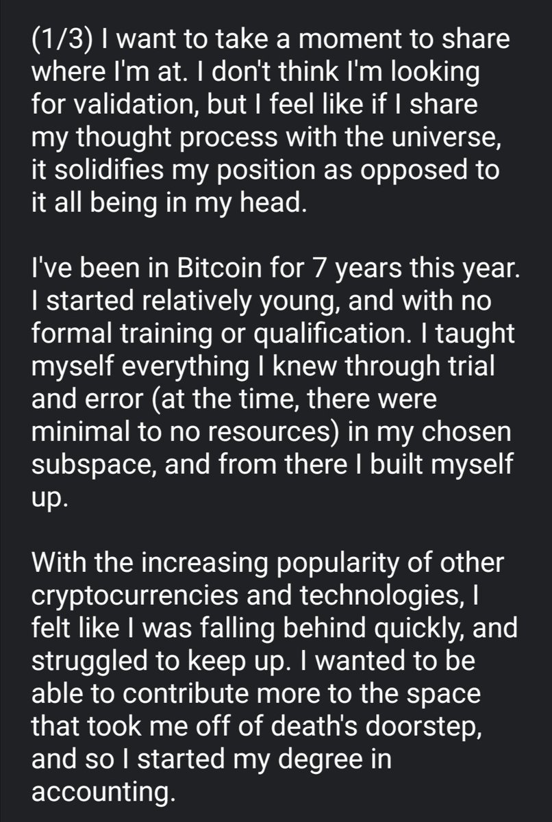 BitcoinBabeAU's tweet image. I&apos;m not sure if there&apos;s anyone else out there who&apos;s questioning their position or contribution, but just know there&apos;s nothing wrong with it, and I&apos;m here if you wanna talk 🤗 #CryptoContribution