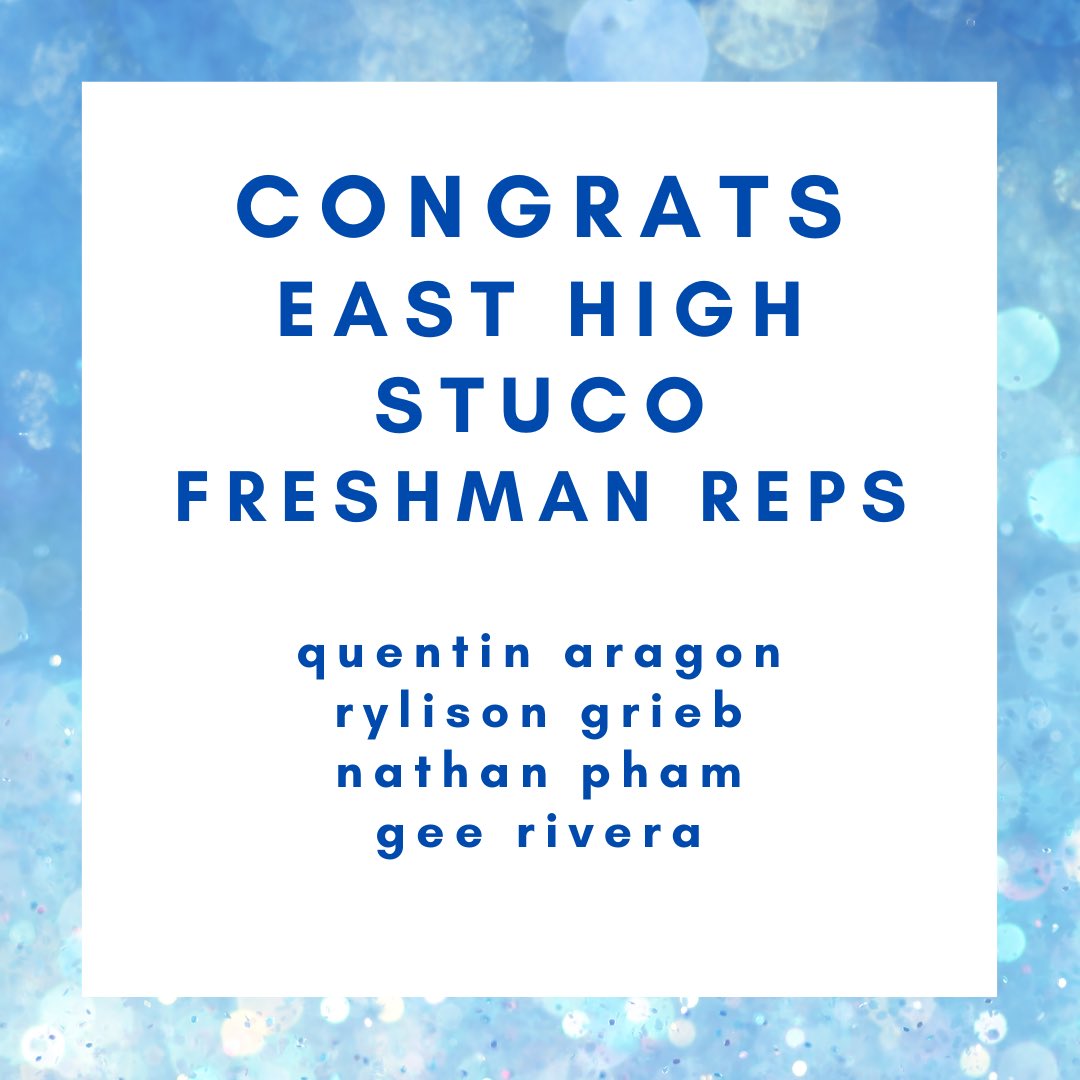 wehs2024's tweet photo. We are so excited to announce our freshmen class reps! Congrats. https://t.co/vNFc5X2i2B