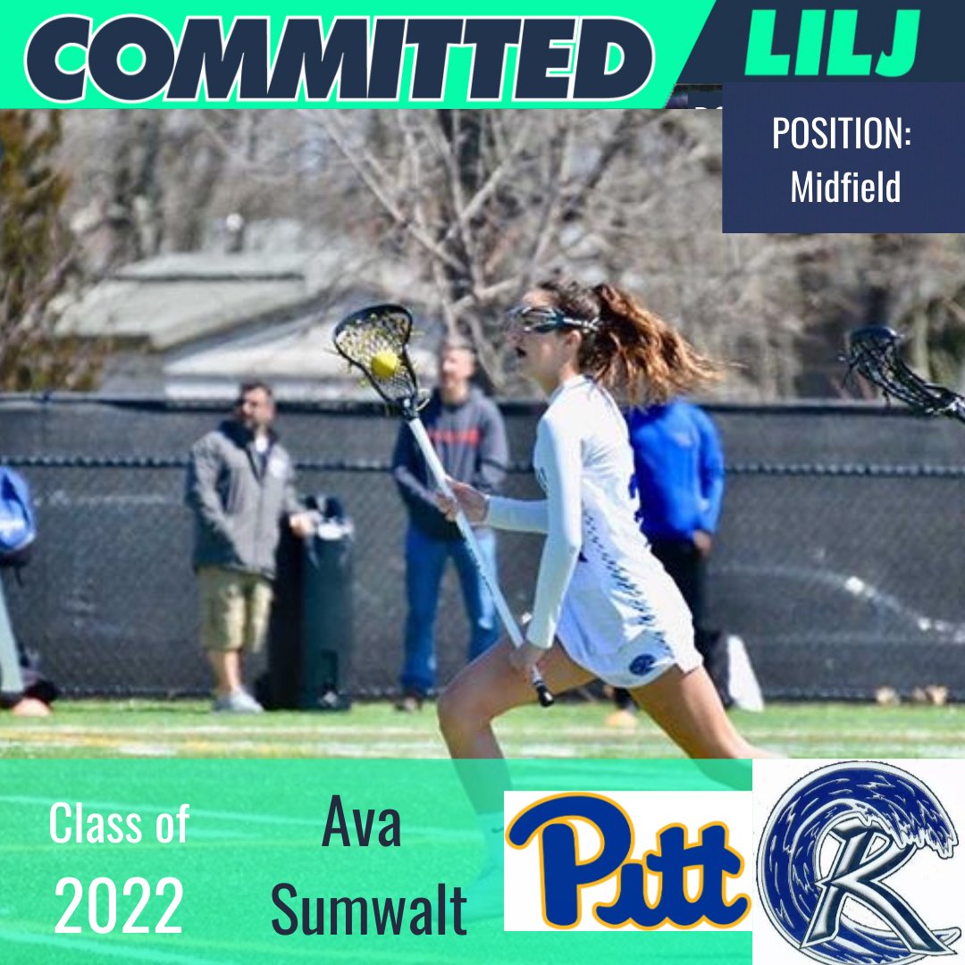 LILJ News: Congrats to <a href="/AvaSumwalt/">Ava Sumwalt</a> (2022, Midfield, <a href="/RGVLAX/">Riverhead GVLAX</a> ) on her commitment to <a href="/Pitt_WLAX/">Pitt Lacrosse</a> ! Ava is coachable and has a strong lacrosse IQ. #LIMADE #Committed