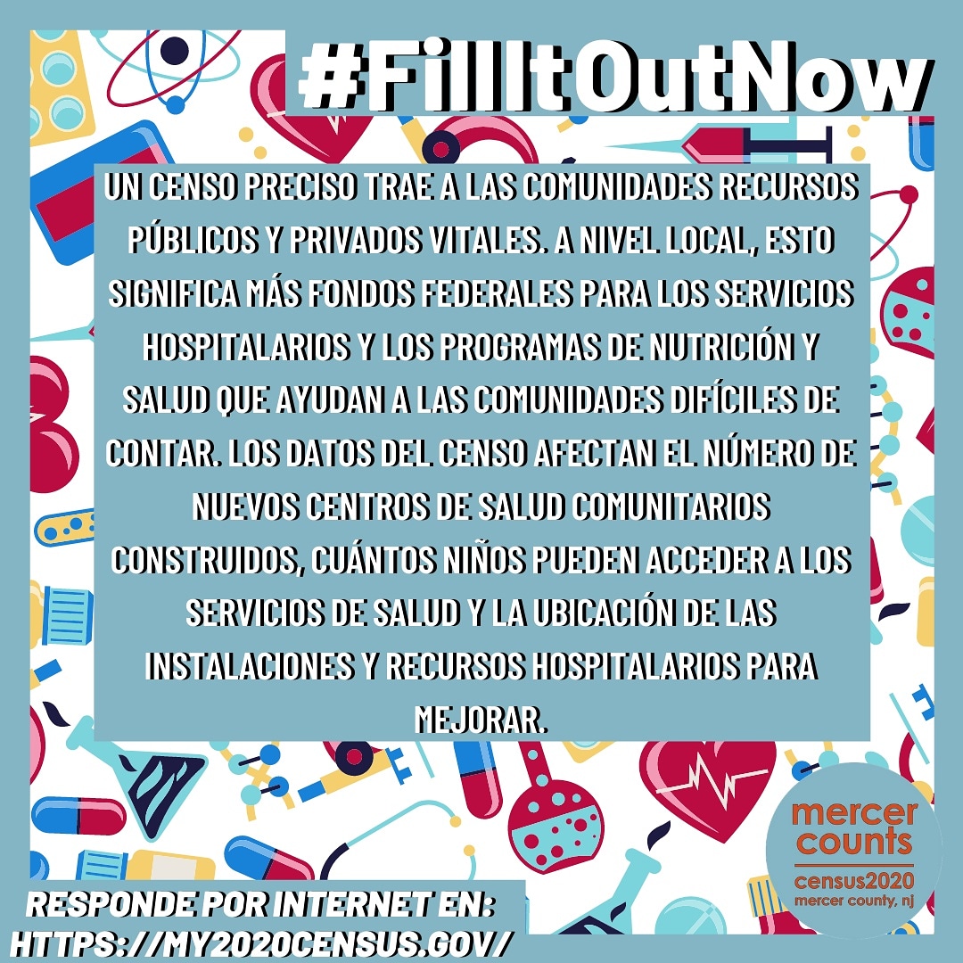 MercerCounts's tweet image. «¿Quieres traer $20000 a su comunidad durante 10 años? Sólo 10 minutos de su tiempo entregará $1800 por persona, por año a su comunidad.»   ¿Por qué esperar?     

#mercercounts #2020Census #NJCensus2020

my2020census.gov  

Cita de David M. Zimmer, NJ.com